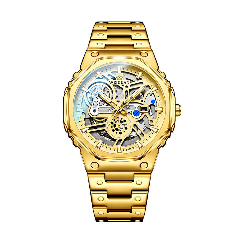 Men's Automatic Mechanical Sports Watch with Calendar