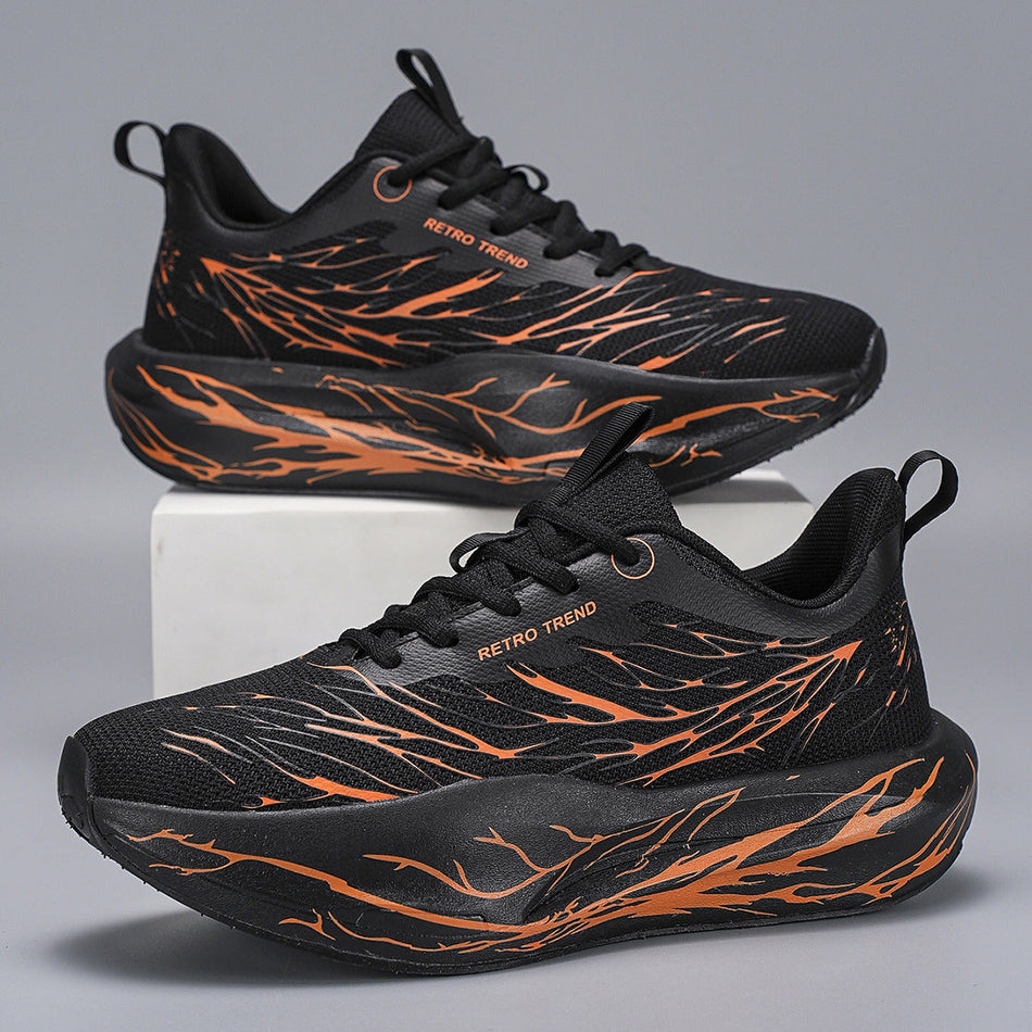 Men's Lightweight Thick-Sole Shock-Absorbing Casual Running Shoes