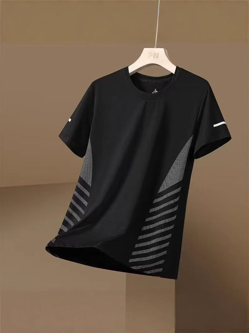 Men's Ice Silk Quick-Dry Casual Sports T-Shirt