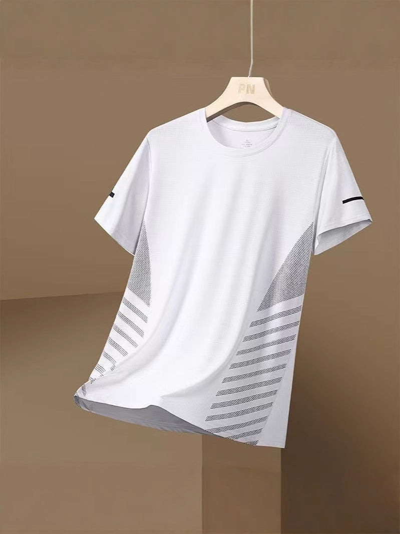 Men's Ice Silk Quick-Dry Casual Sports T-Shirt