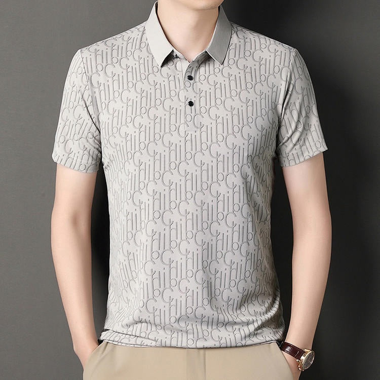 Men's Breathable Polo Shirt Short Sleeve Casual Summer Fashion