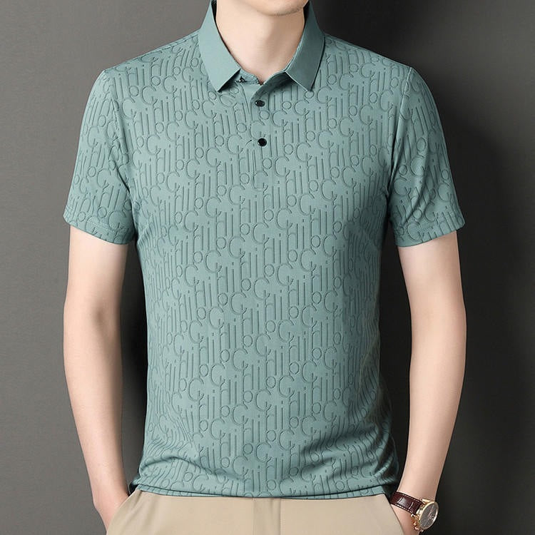 Men's Breathable Polo Shirt Short Sleeve Casual Summer Fashion