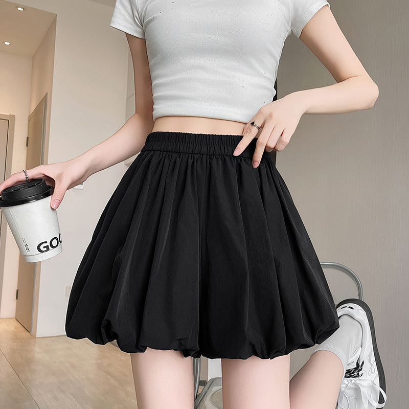 Women's High Waist Ballet-Inspired A-Line Midi Skirt