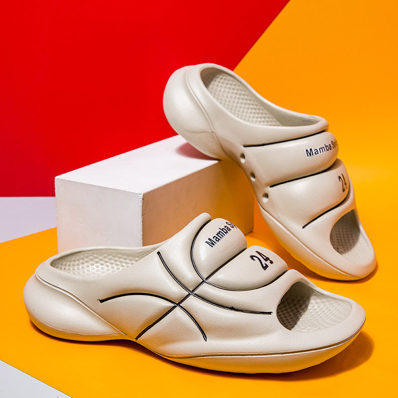 Unisex EVA Thick Sole Slippers Plus Size Beach Casual Slides Slip