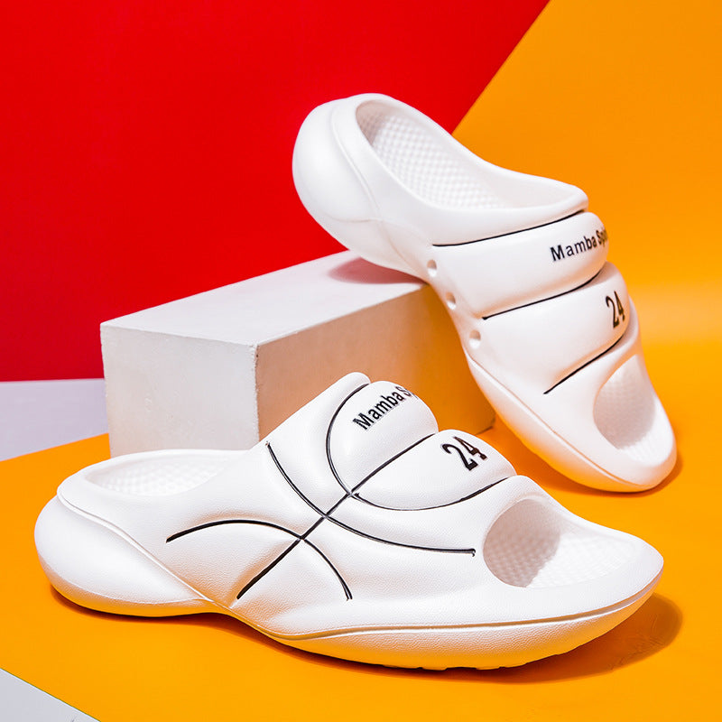 Unisex EVA Thick Sole Slippers Plus Size Beach Casual Slides Slip