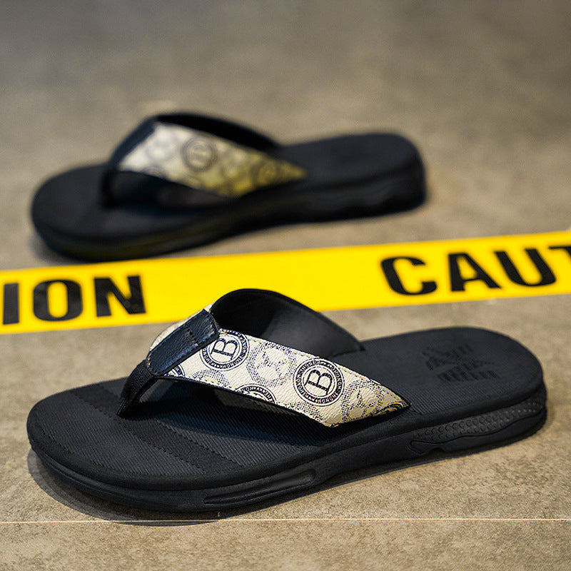 Men's Soft Sole Flip Flops Summer Beach Casual Sandals