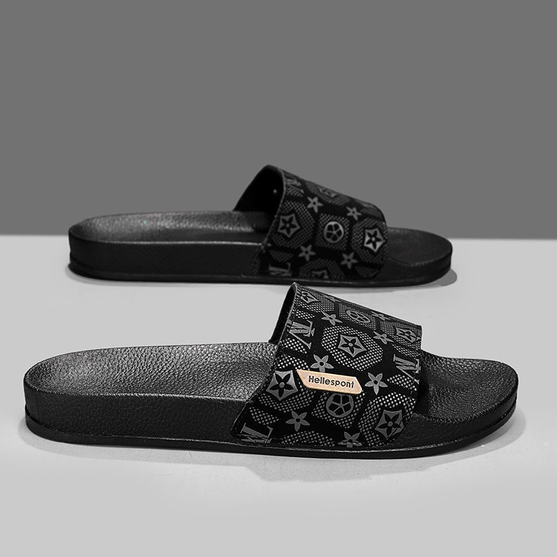 Men's Slip-On Beach Sandals Lightweight Casual Outdoor Slippers