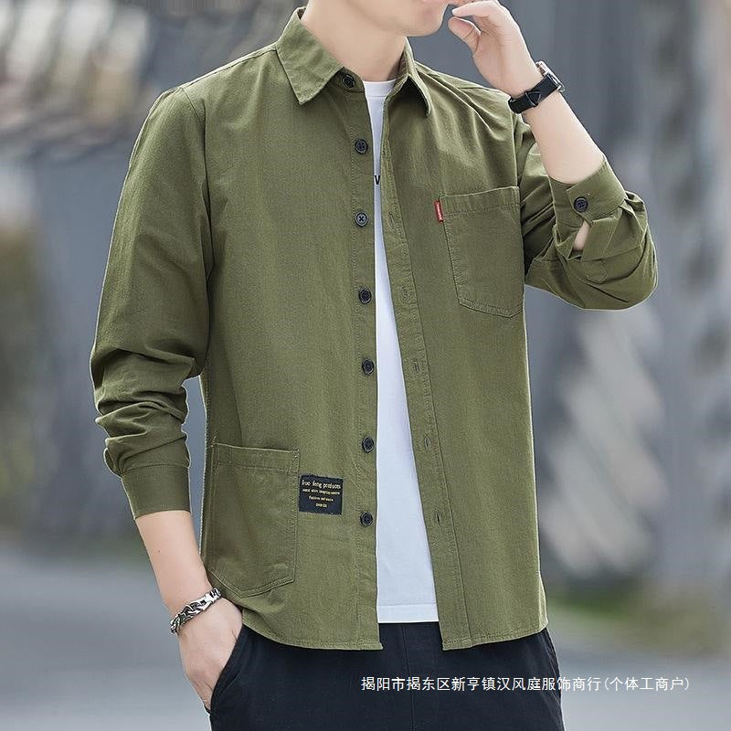 Men's Non-Iron Long Sleeve Casual Workwear Shirt