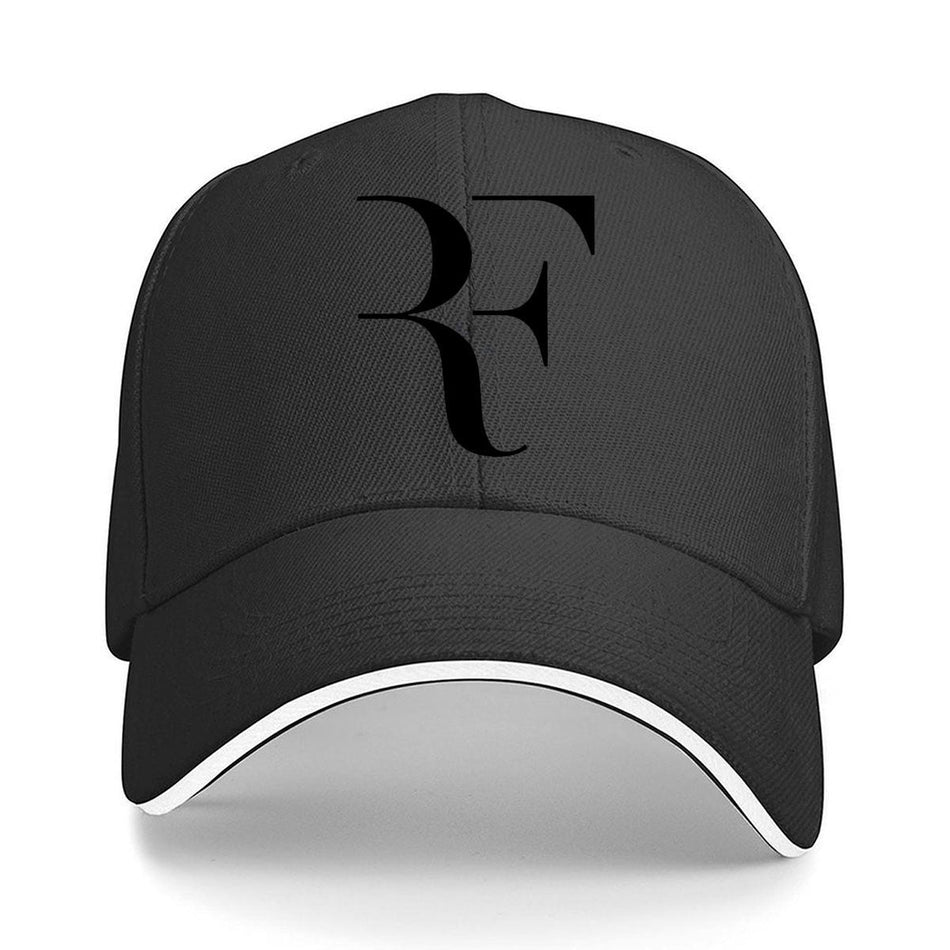 RF Text Art Fashion Baseball Cap Luxury Brand Casual Street Hat