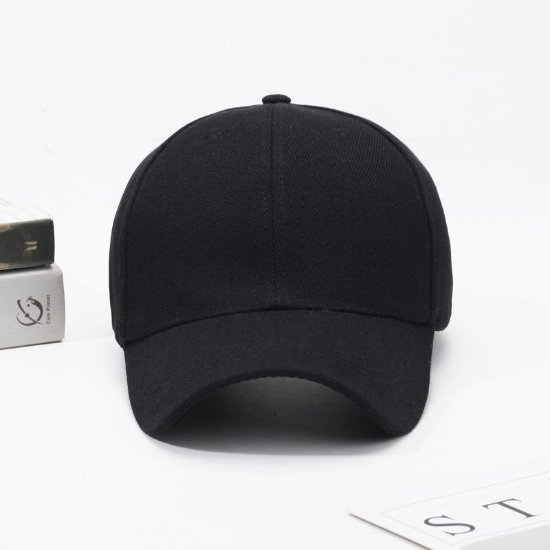 Men's Solid Color Curved Brim Baseball Cap