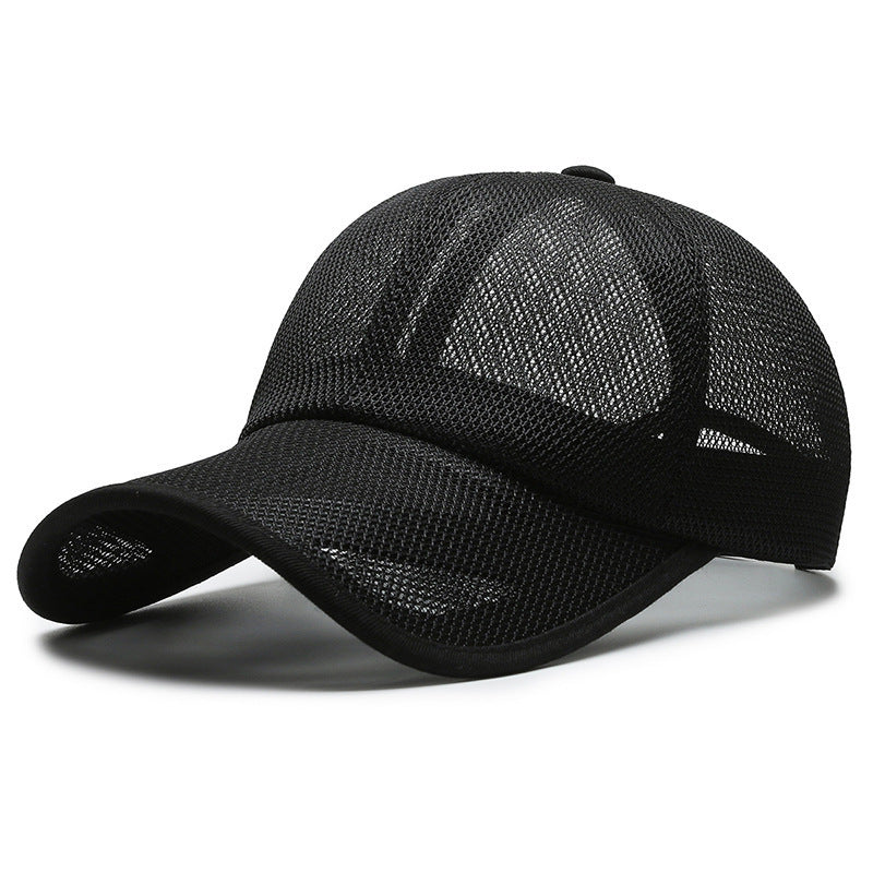 Men's Breathable Mesh Sun Hat Summer Outdoor UV Protection Cap