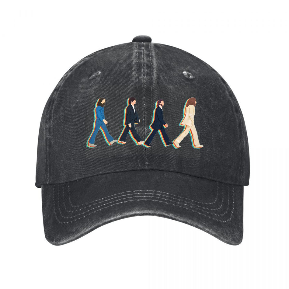 Unisex Vintage Washed Baseball Cap Curved Brim Casual Street Hat