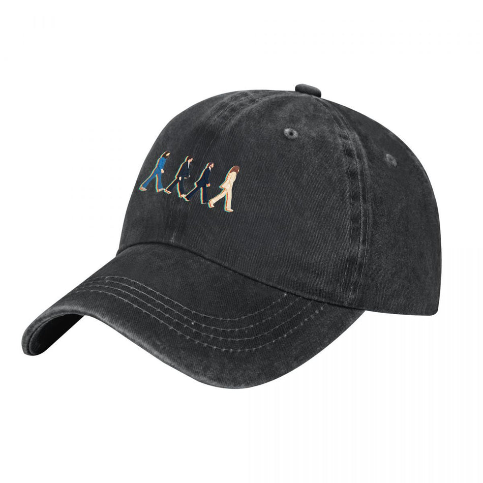 Unisex Vintage Washed Baseball Cap Curved Brim Casual Street Hat