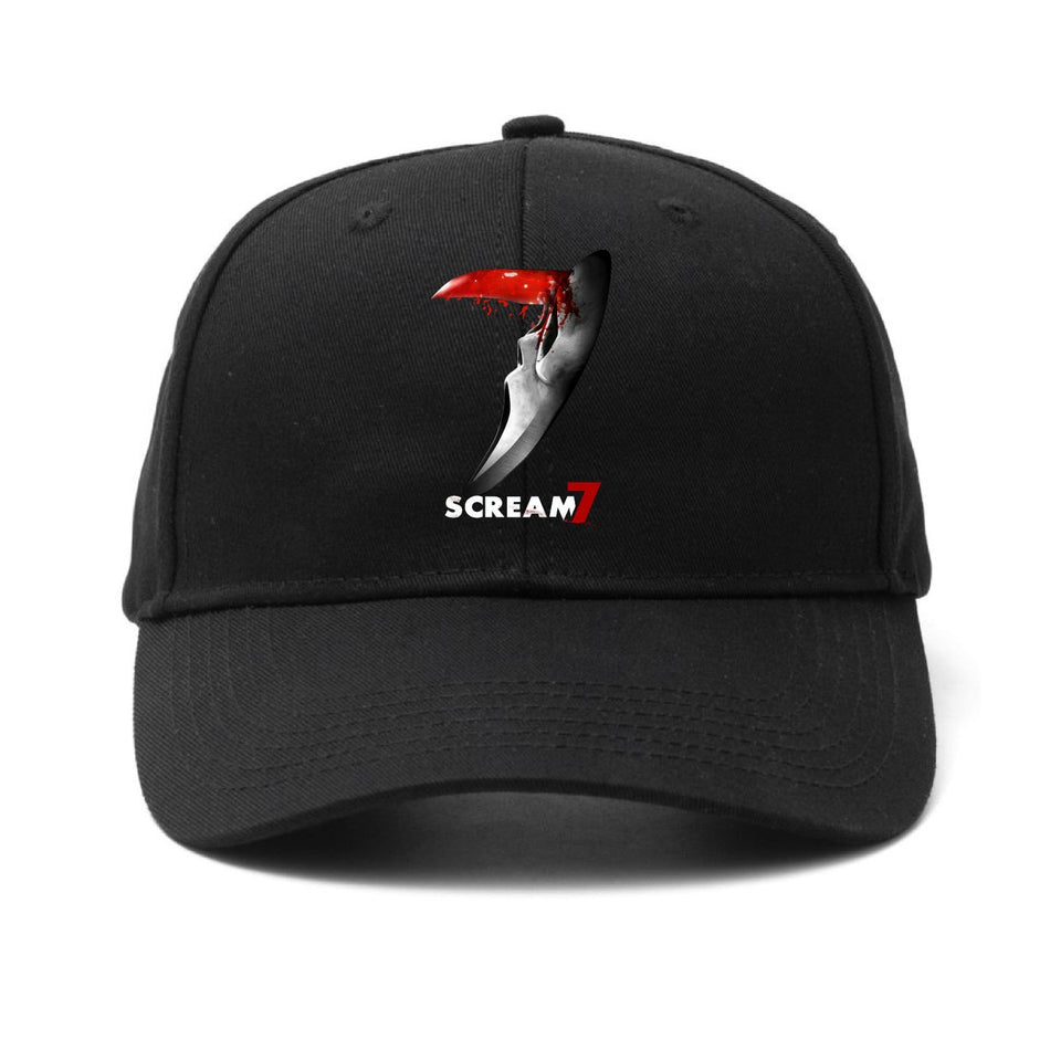 Ghostface Inspired Baseball Cap Casual Streetwear Adjustable Hat