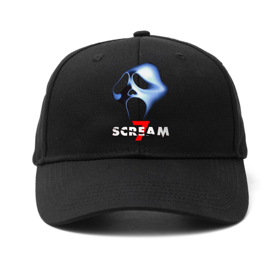 Ghostface Inspired Baseball Cap Casual Streetwear Adjustable Hat