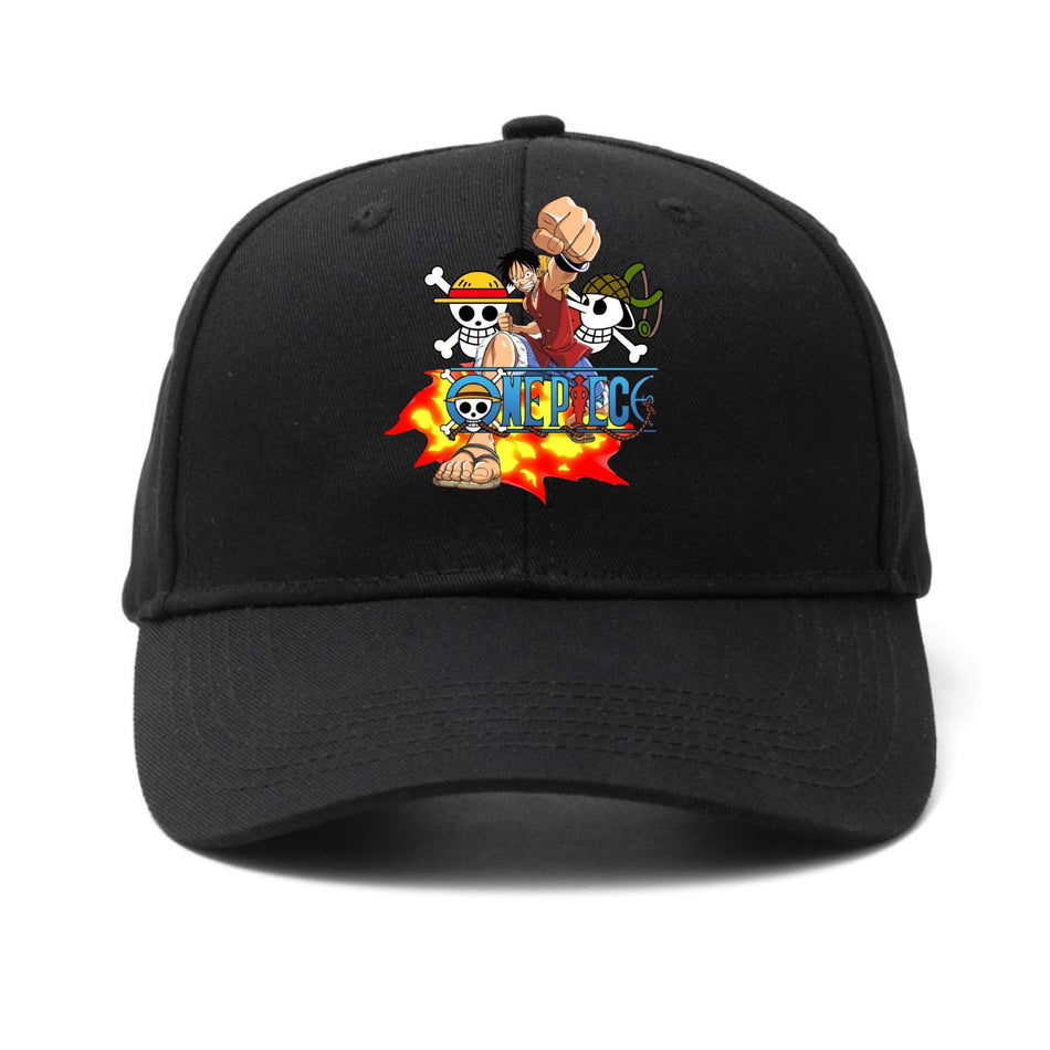 One Piece Anime Printed Baseball Cap Unisex Casual Sunshade Hat