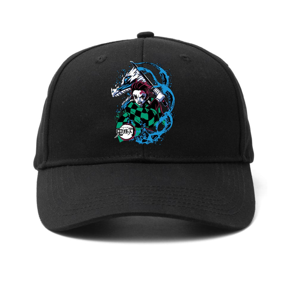 Demon Slayer Anime Printed Baseball Cap Outdoor Sunshade Unisex