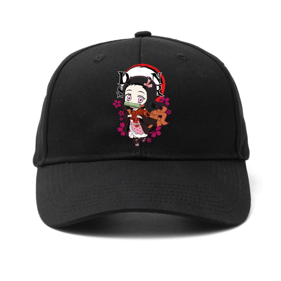 Demon Slayer Anime Printed Baseball Cap Outdoor Sunshade Unisex