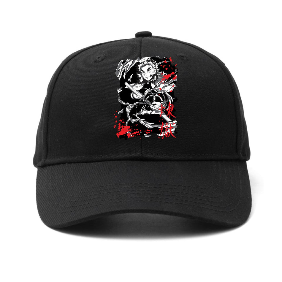 Ghost Blade Anime Baseball Cap Outdoor Sunshade Unisex Printed