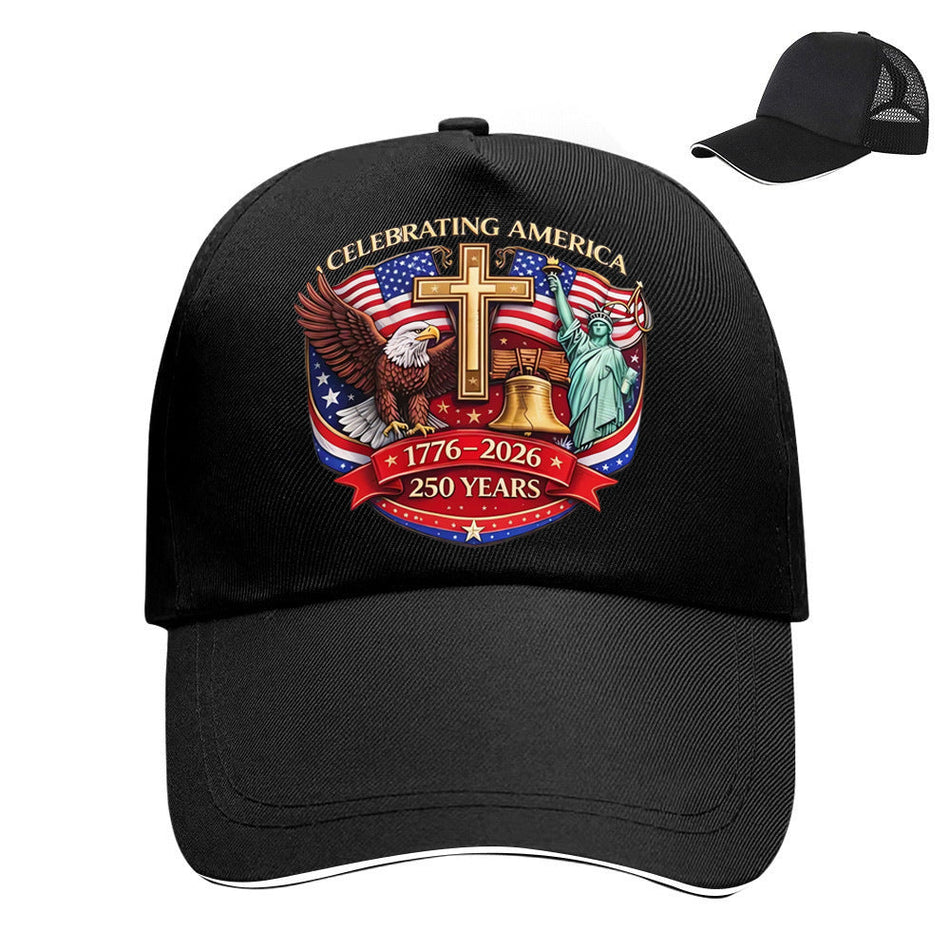 American 250th Anniversary Printed Baseball Cap