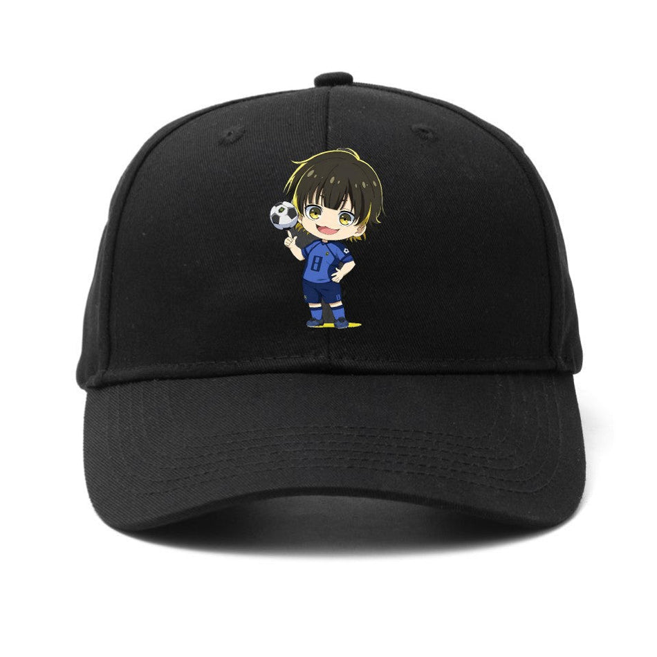 Blue Lock Anime Blue Prison Printed Baseball Cap Unisex Sun Hat