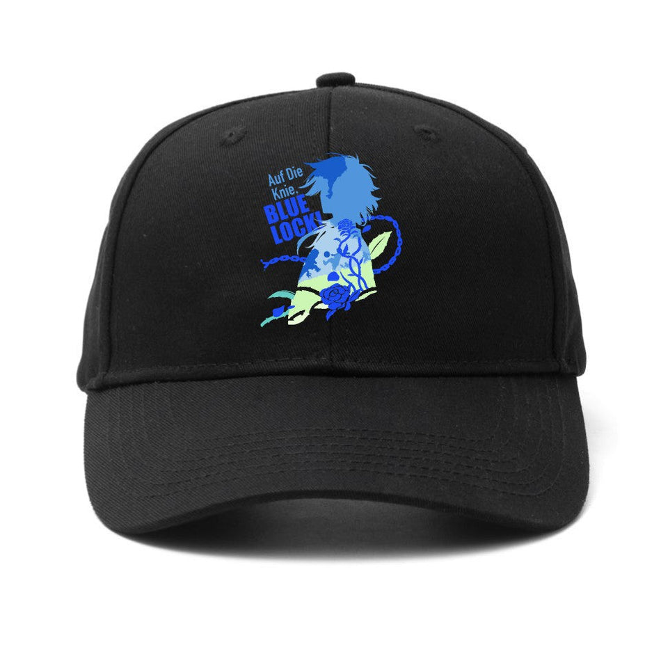 Blue Lock Anime Blue Prison Printed Baseball Cap Unisex Sun Hat