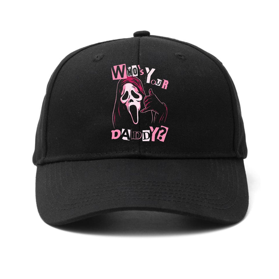 Ghostface Scream Style Baseball Cap Unisex Casual Street Hat
