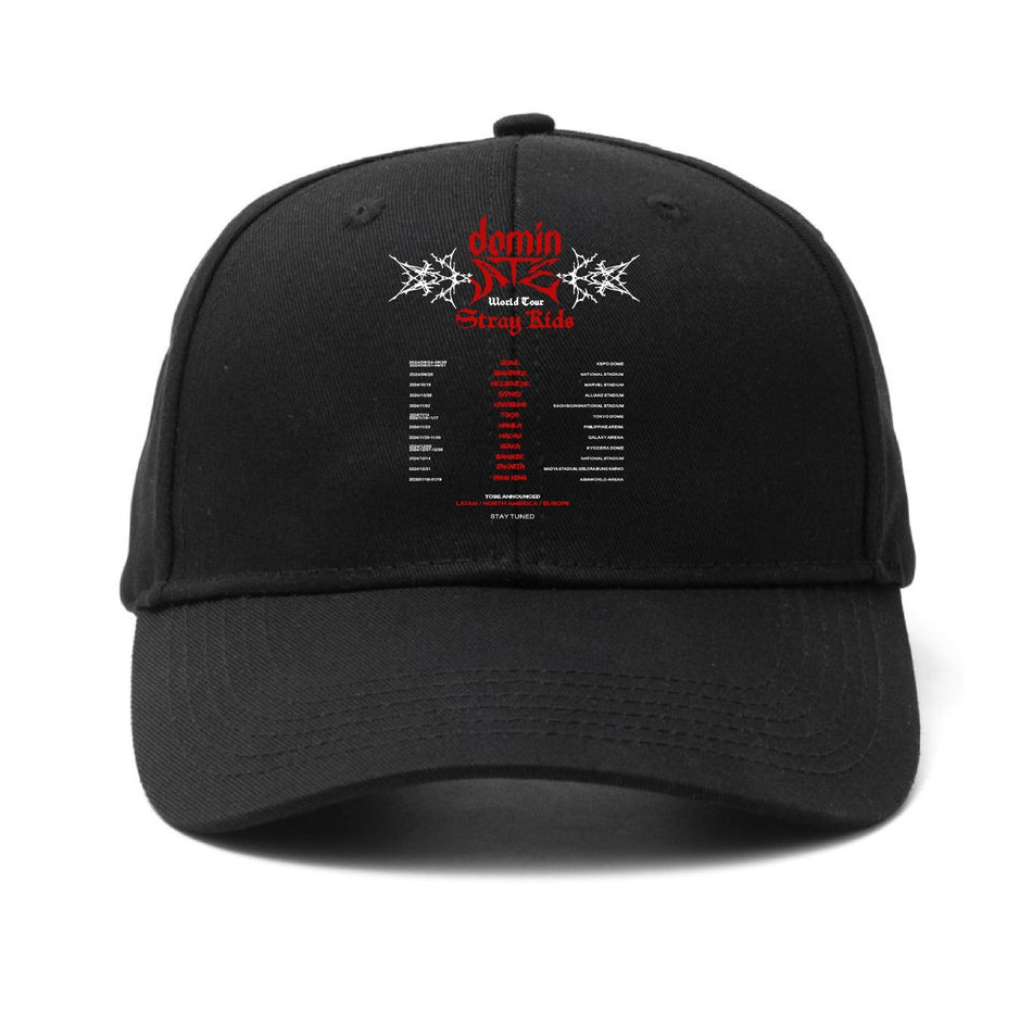 Stray Kids Dominate Tour Anime Baseball Cap Unisex Casual Hat