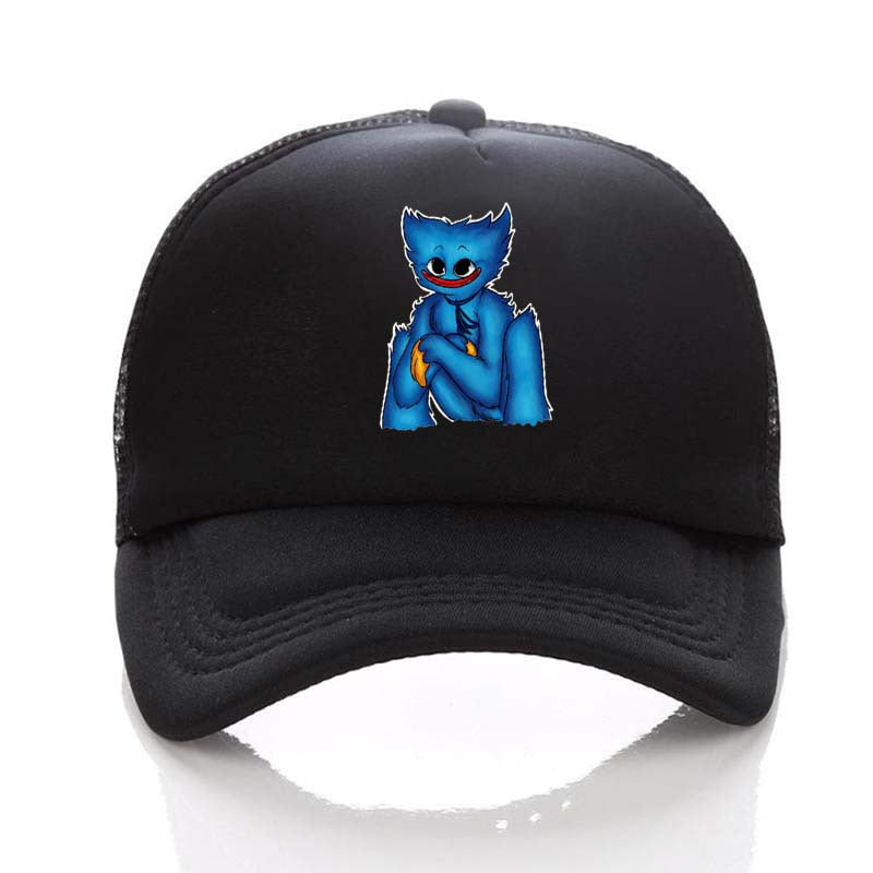 Poppy Playtime Anime Mesh Baseball Cap Unisex Casual Outdoor Hat