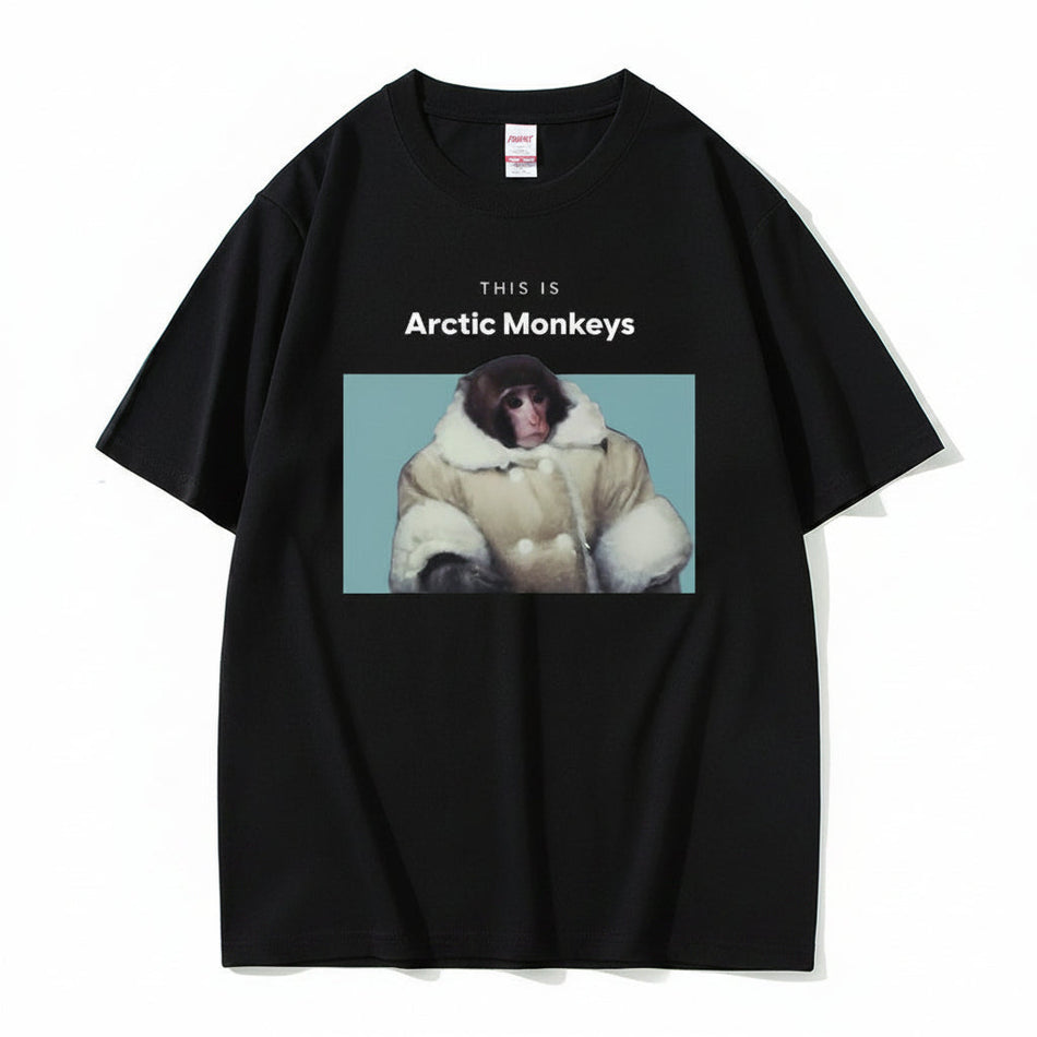 Arctic Monkeys Graphic Print T-Shirt Unisex Casual Streetwear Tee