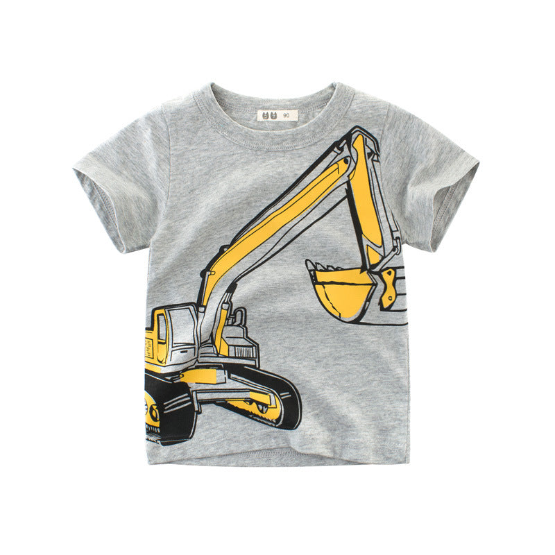 Kids' Korean Style Short Sleeve Casual T-Shirt