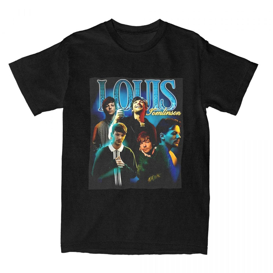Louis Tomlinson Inspired Fan T-Shirt Unisex Casual Music Tee