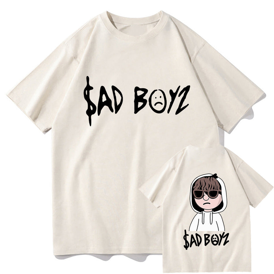Junior H Sad Boyz Merch T-Shirt Unisex Streetwear Music Tee