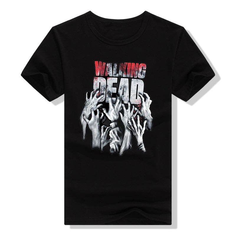 The Walking Dead Horror TV Series T-Shirt Unisex Cotton Casual