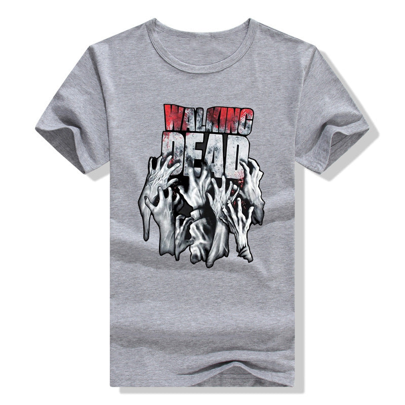 The Walking Dead Horror TV Series T-Shirt Unisex Cotton Casual