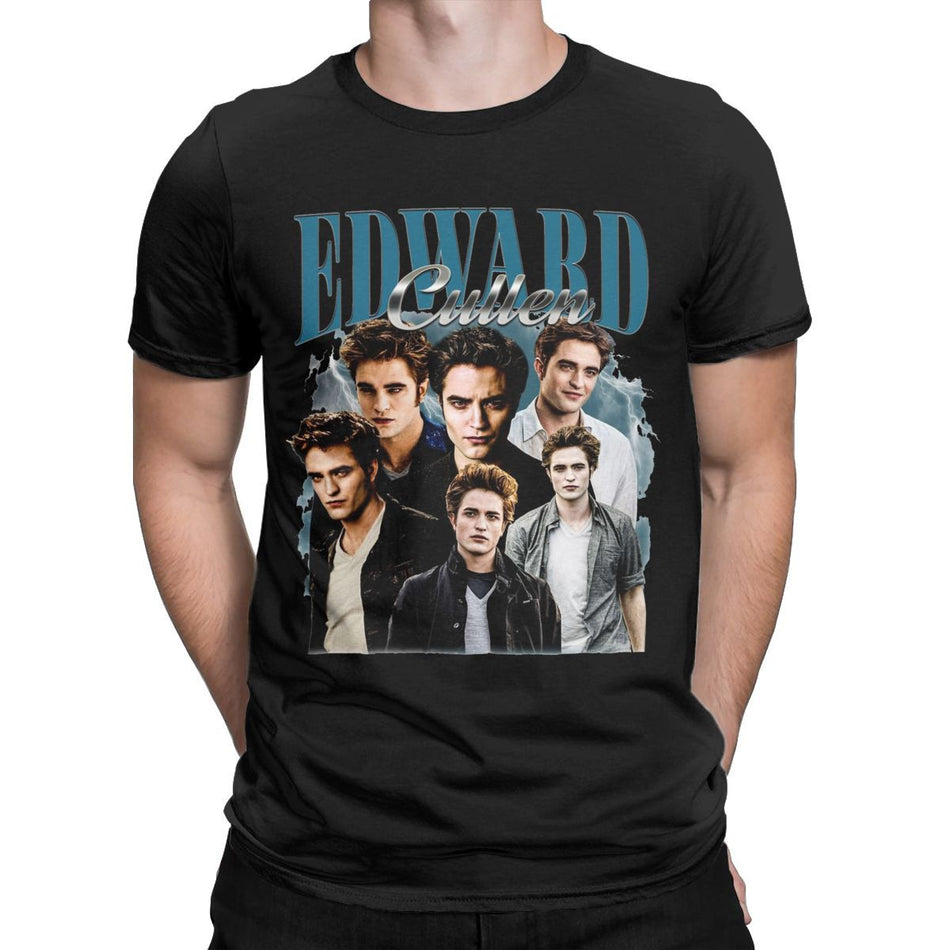 Edward Cullen Twilight Vintage 90s Homage Graphic T-Shirt