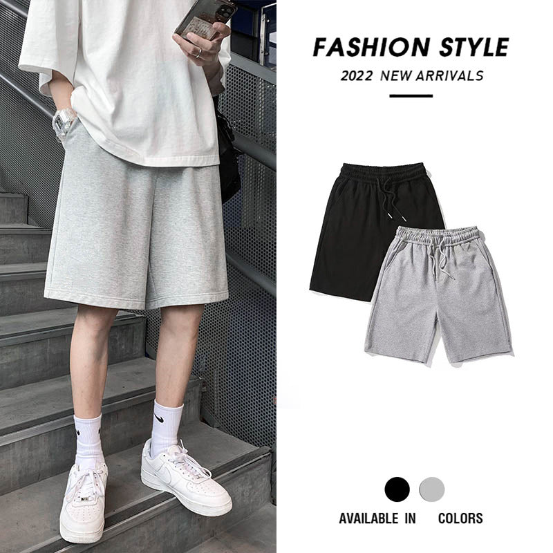 Men's Loose Fit Casual Sports Shorts with Drawstring