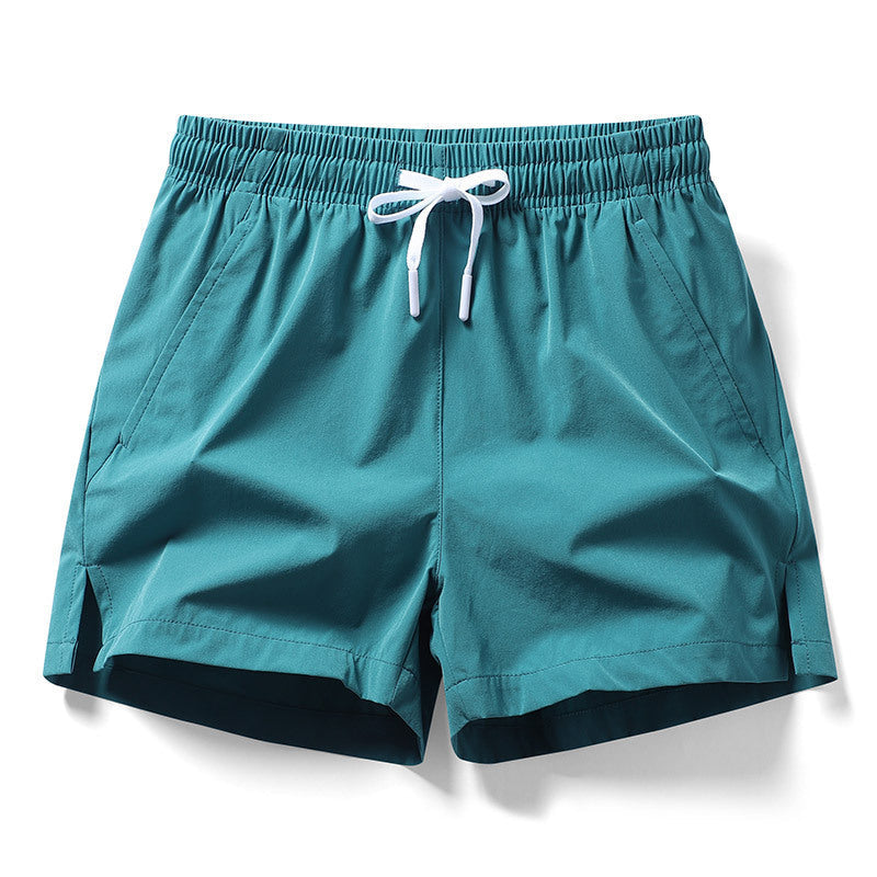 Men's Quick-Dry Ice Silk Stretch Three-Quarter Shorts