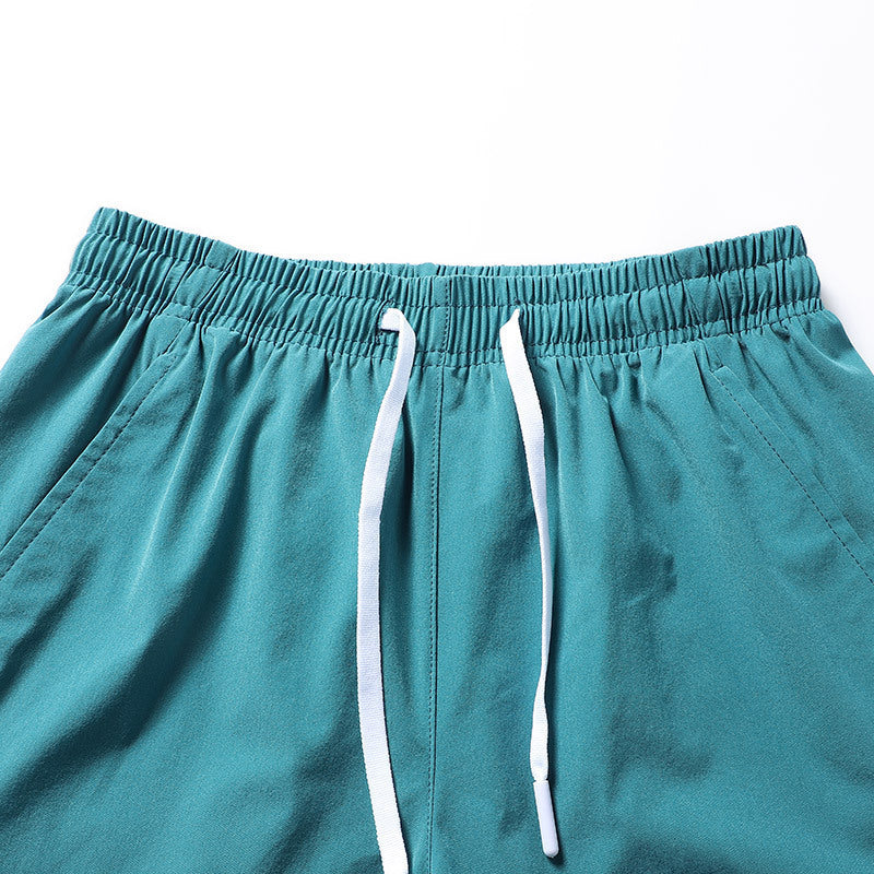 Men's Quick-Dry Ice Silk Stretch Three-Quarter Shorts