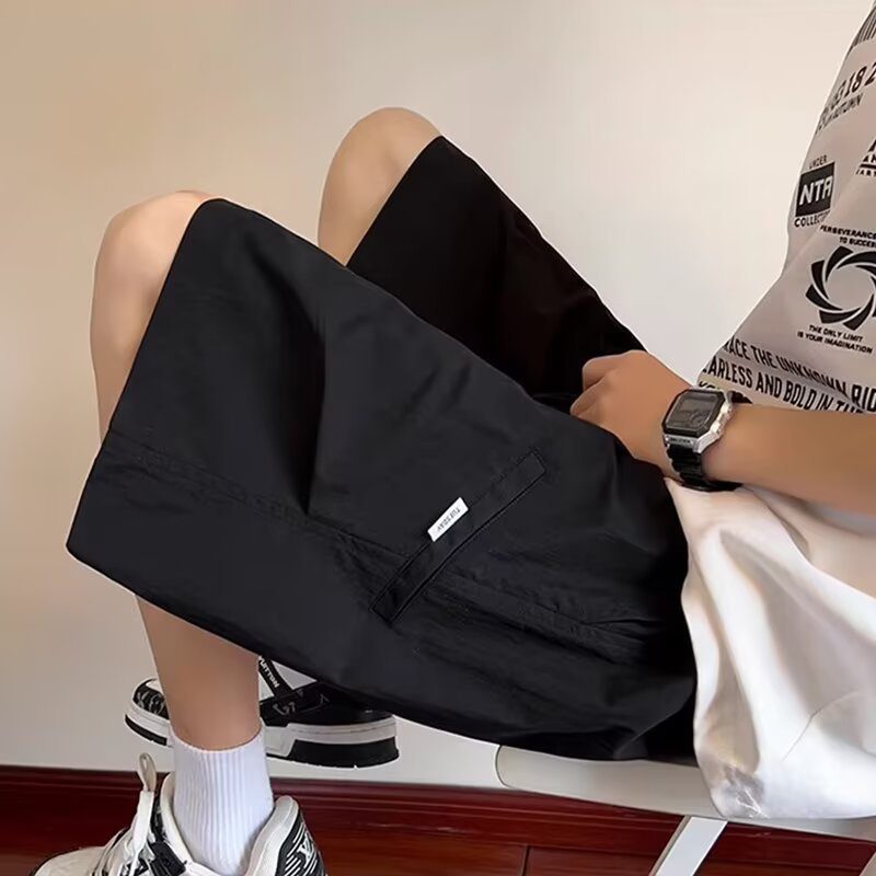Men's Functional Workwear Beach Shorts with Cargo Pockets