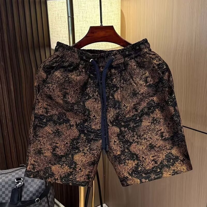 Men's Premium Jacquard Casual Beach Sports Shorts