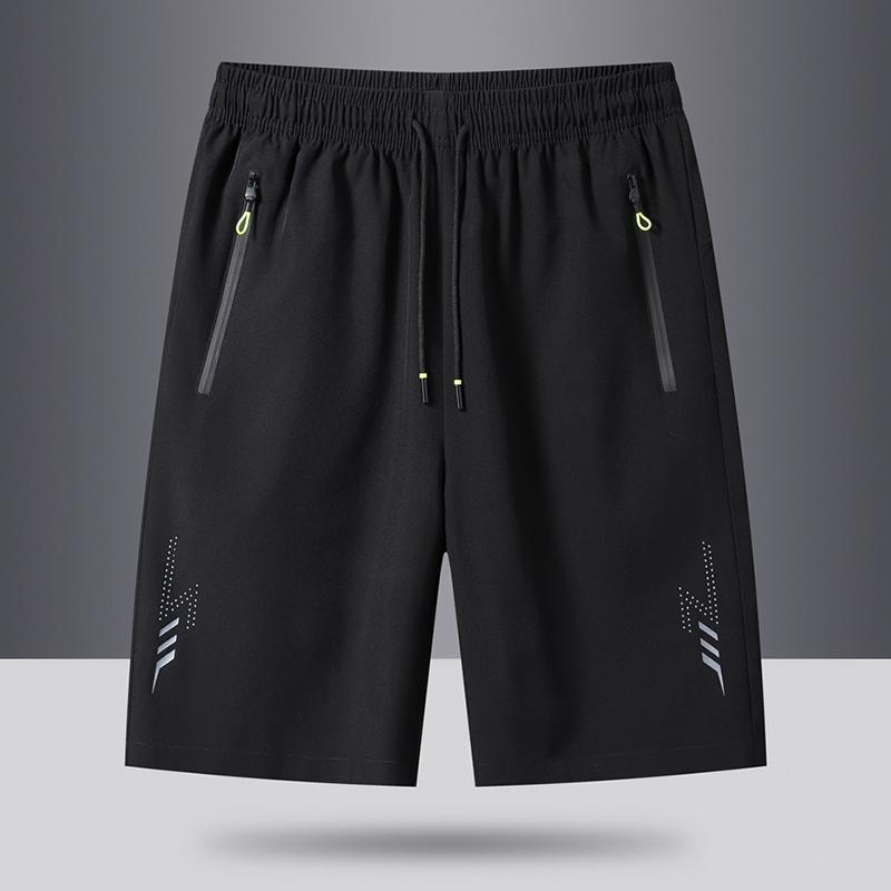 Men's Ice Silk Quick-Dry Cargo Mid-Length Shorts