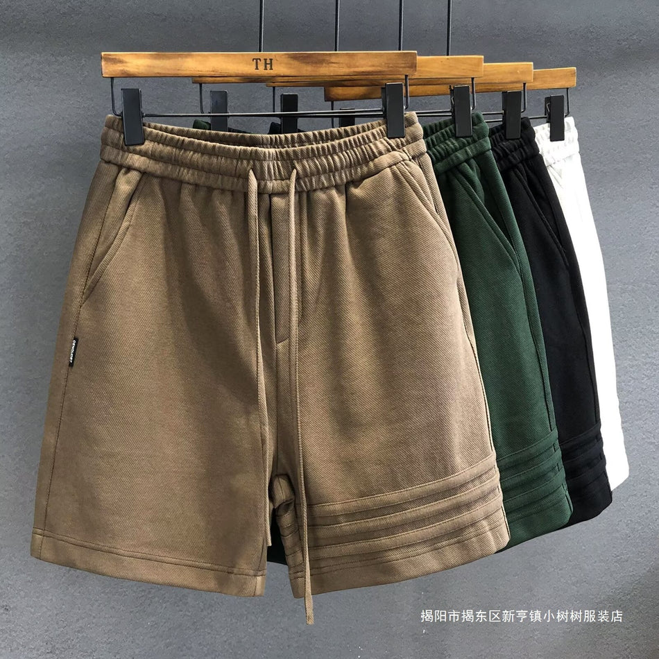 Men's Heavyweight Casual Sports Sweat Shorts