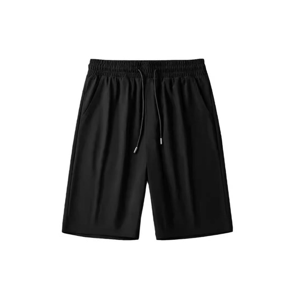 Men's Plus Size Ice Silk Loose Fit Sports Shorts