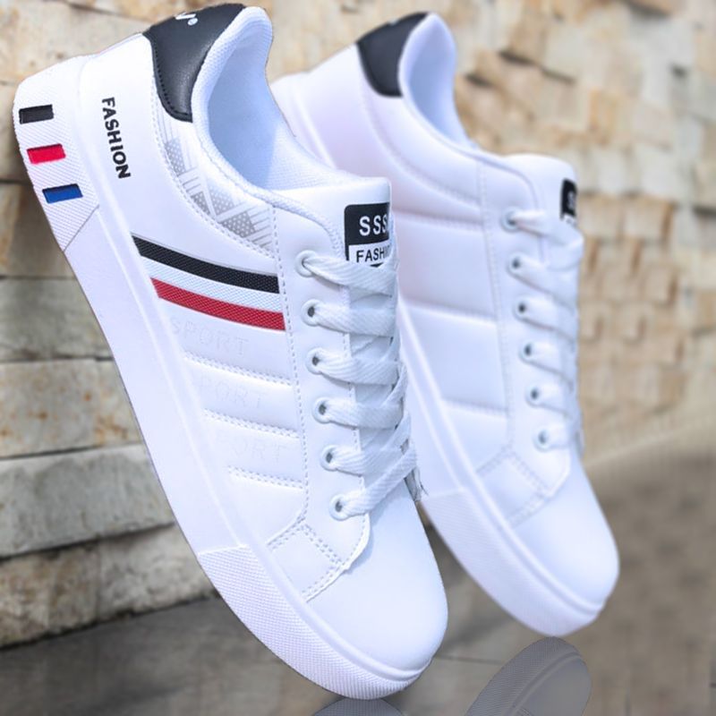 Men's Korean Style White Casual Sports Sneakers All Match