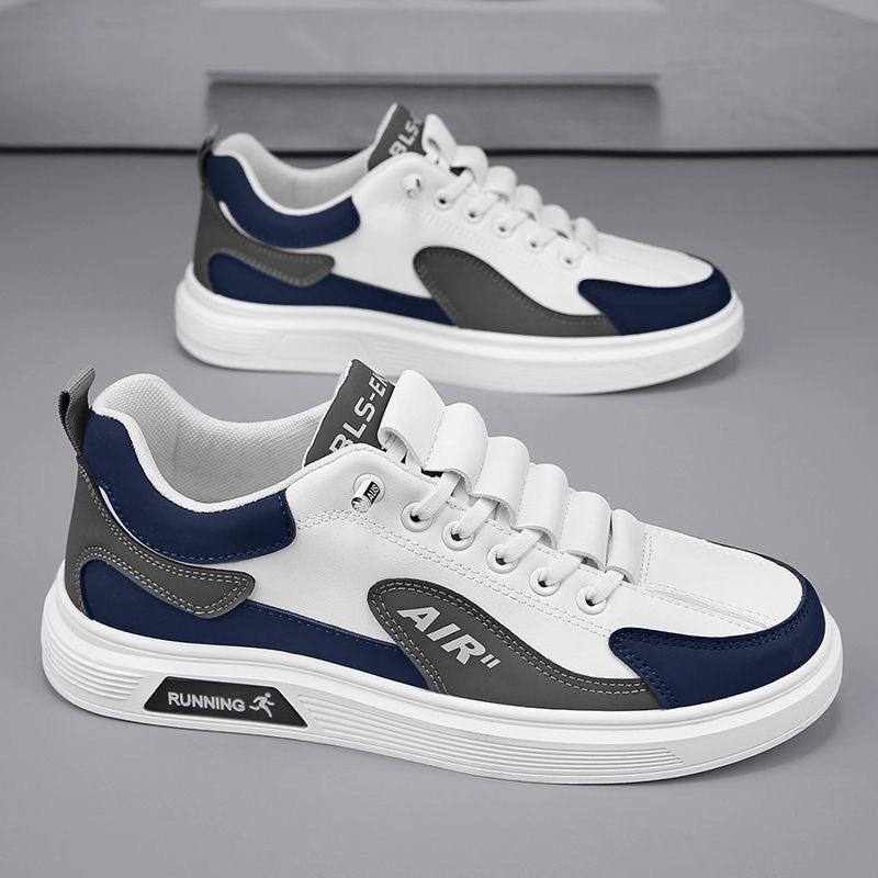 Men's Breathable Slip-On White Casual Sports Sneakers