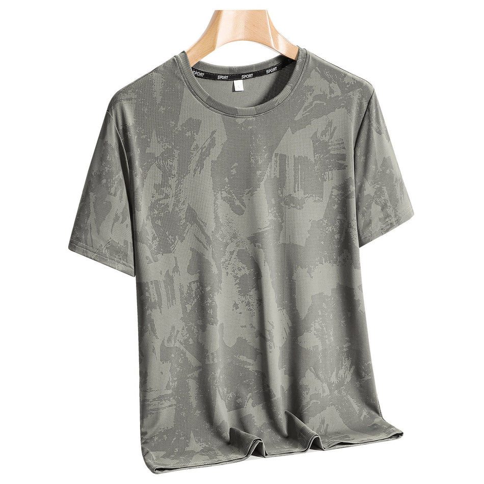 Men's Ice Silk Breathable Base Layer T-Shirt