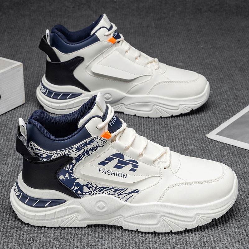 Men's High-Top Winter Dad Sneakers Height Increasing Shoes