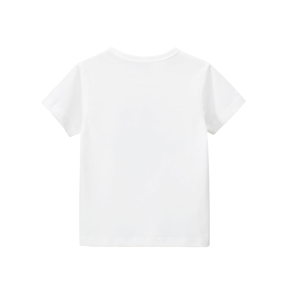 Boys 100% Cotton Cartoon Short Sleeve Summer T-Shirt