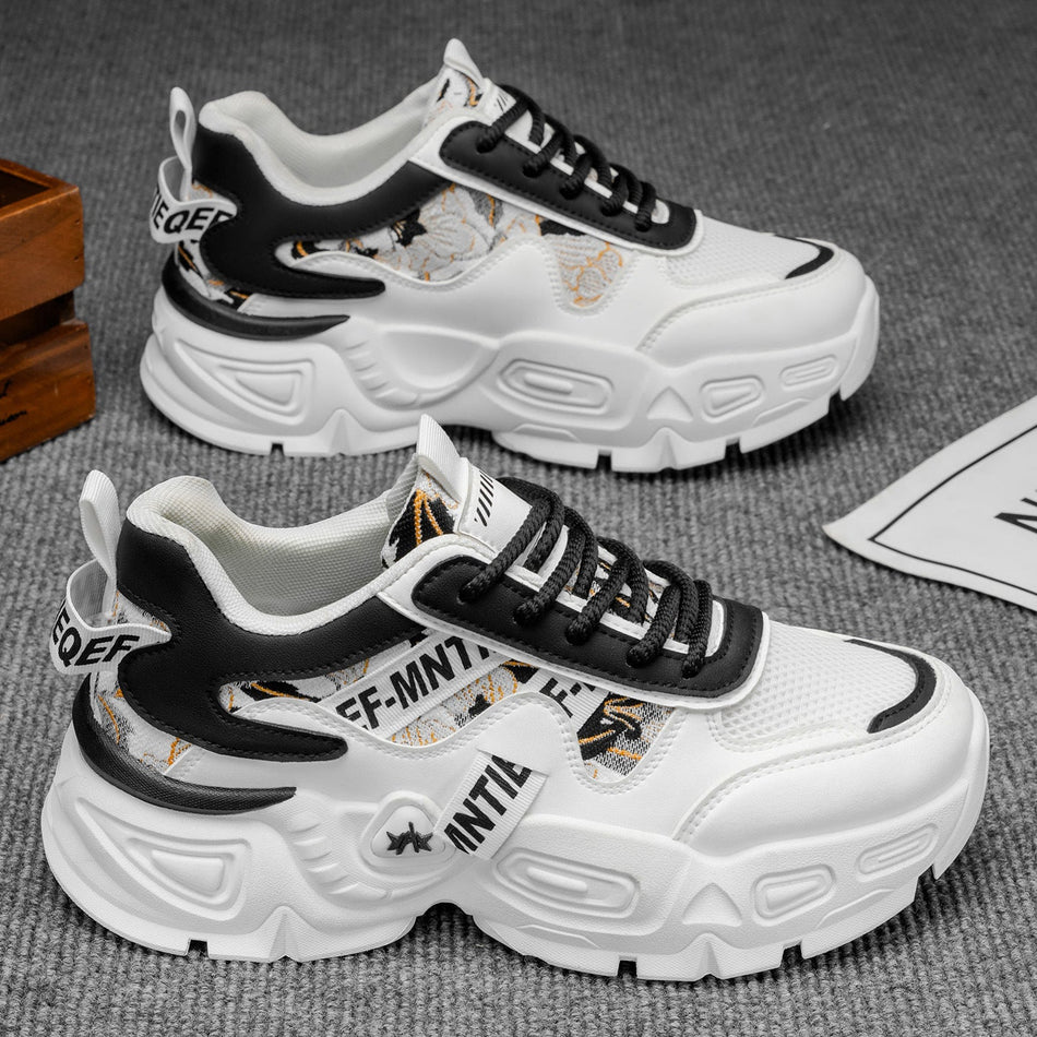 Men's Mesh Breathable Thick Sole Casual Dad Sneakers